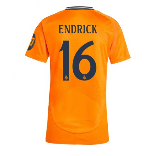 Real Madrid Endrick #16 Gostujuci Dres za Ženska 2024-25 Kratak Rukav